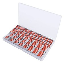 Lever Wire Electrical Connectors Nuts Assortment Kit with 28-12 AWG, 50 PCS