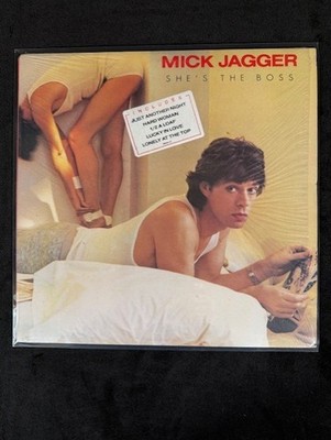 Mick Jagger ~She's The Boss LP Shrink/Hype/Masterdisk 1985 Columbia FC 39940 VG+