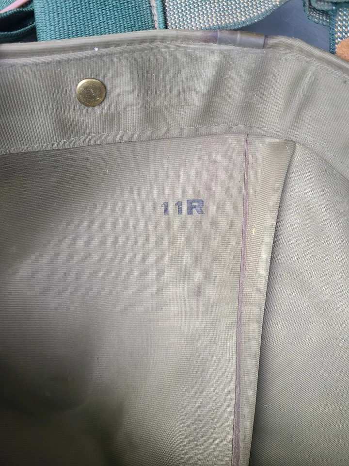 Vtg Orvis fly fishing A-87 boot leg waders w wool felt sole, size 11R - Image 4 of 4