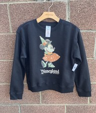Minnie Mouse Sequin Sparkles Witch Halloween Pullover Girls Sweatshirt 11-14 New