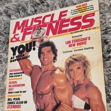 J2 1987 LOU FERRIGNO June MUSCLE & FITNESS Magazine 