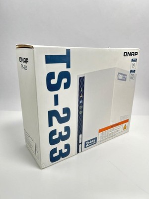 QNAP TS-233-US 2-Bay Desktop NAS ARM Cortex-A55 Quad-Core 2GB DDR4 Diskless