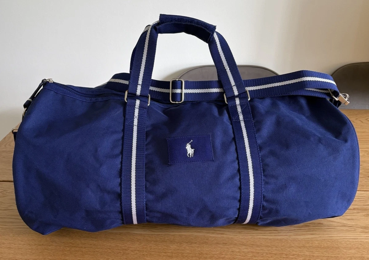 ラルフローレン ヴィンテージ・ウィークエンダーダッフルバッグ ネイビー　レザー Ralph Lauren Blue Duffle Bags for Men for sale - eBay