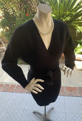 Elegant Forever 21 Brand New W/Tags! Women's Black Knit Dress! Size S.