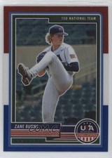 2023 Panini USA Baseball Stars & Stripes Red White Blue Prizm Zane Burns 12na