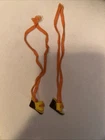 Barbie Yellow Wedge Tie-Strap Shoes Peasant Pleasant #3482 Mod Vintage 60s70s