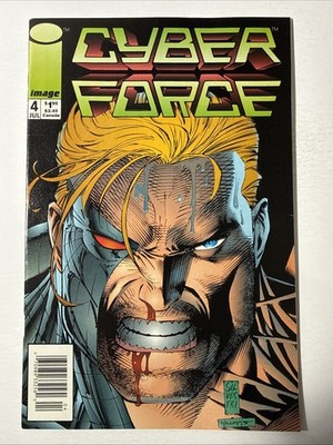 Cyberforce v1 #4 NM 1993 Image Comics Newsstand Variant 1:100 Marc Silvestri
