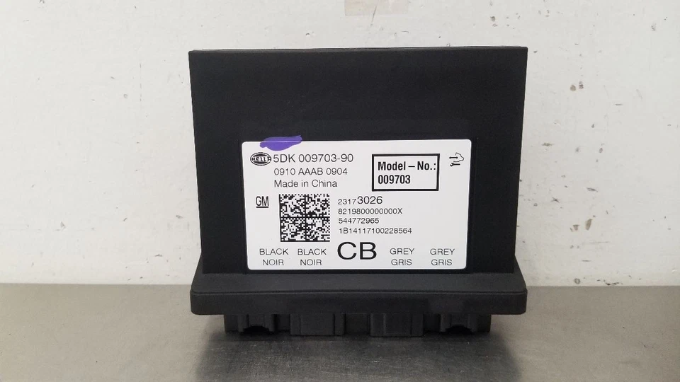 14 CHEVY CORVETTE C7 THEFT LOCKING KEYLESS ENTRY CONTROL MODULE 23173026 - Image 2 of 4