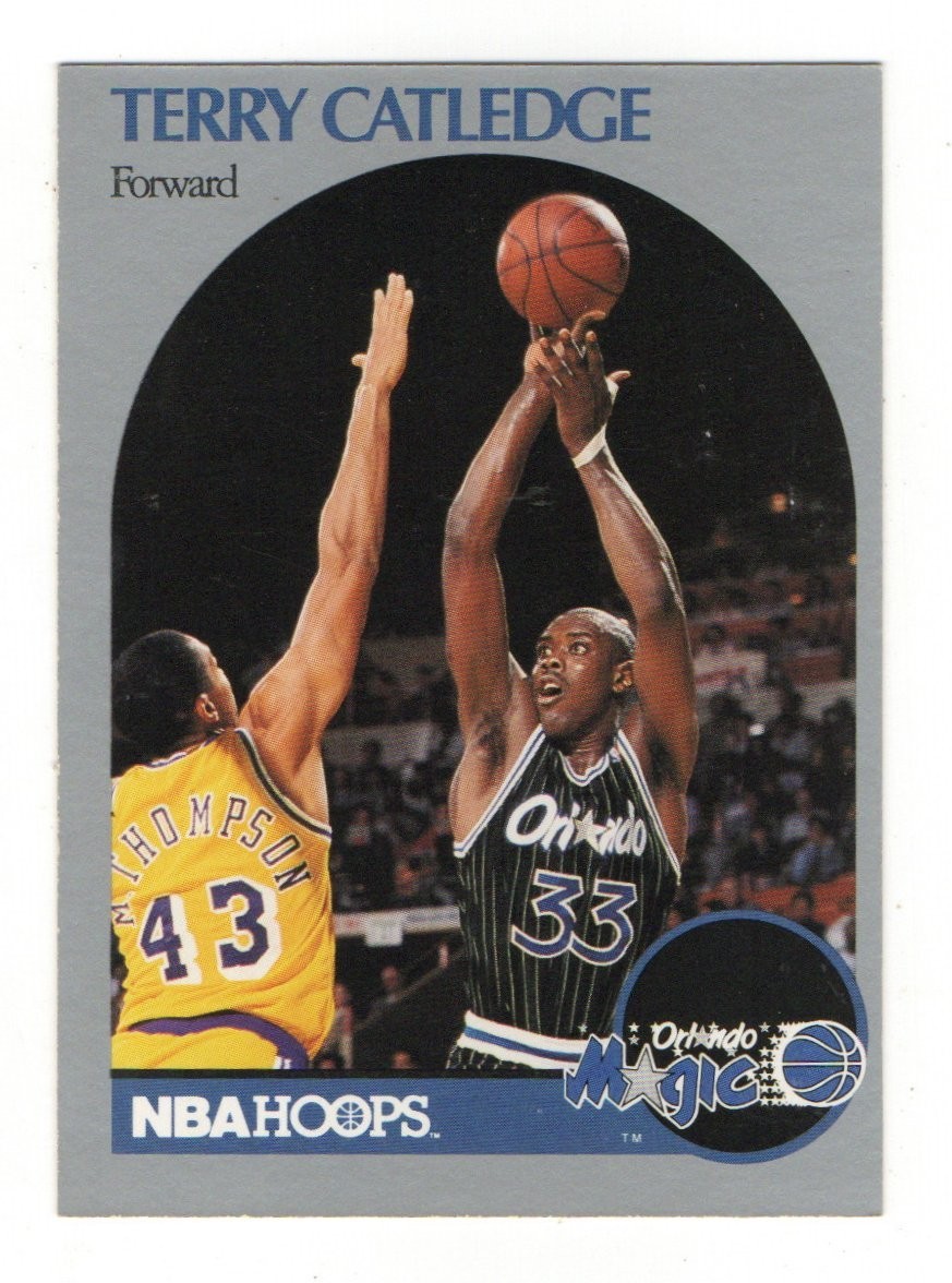 1990-91 NBA Hoops Terry Catledge #216 Orlando Magic