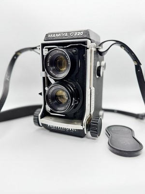 Mamiya C220 Pro TLR Film Camera W/ Mamiya Sekor 80mm f/3.7 Lens [Tested]