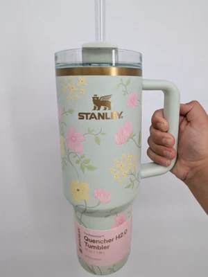 NEW STANLETY cup 40 oz Easter Quencher Flowstate Tumbler Spring Blossoms 2026 - Image 1 of 4