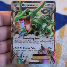 Pokémon Rayquaza EX Full Art Holo Ultra Rare Roaring Skies 75/108 170 HP