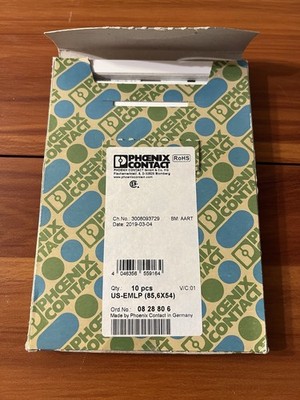 Phoenix Contact US-EMLP  85,6x54 10 Pcs Equipment Marking Labels Adhesive Back