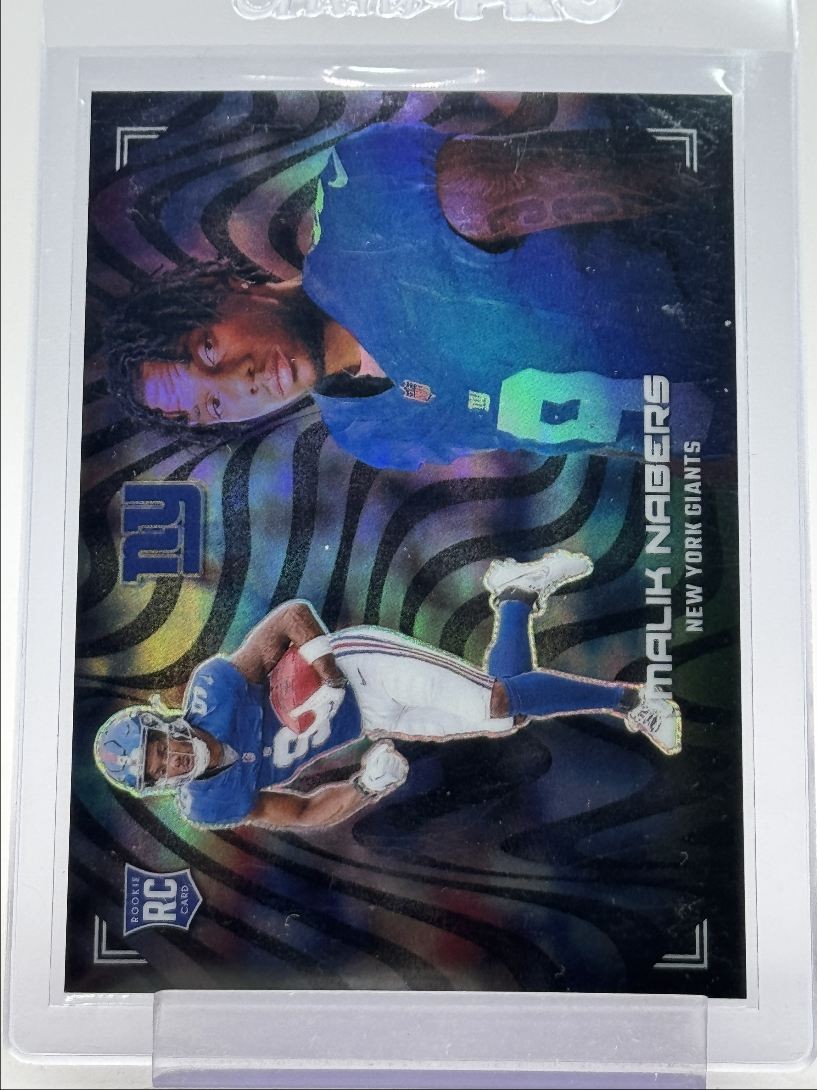 MALIK NABERS 2024 PANINI PRIZM ROOKIE PROFILES CASE HIT SP GIANTS RC Q4236