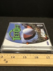Sega Game Tee Off (Sega Dreamcast, 2000) Golf CIB Completo con Manual con Tarjeta Reg