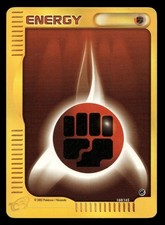 FIGHTING ENERGY 160/165 EXPEDITION BASE SET POKEMON MODERATELY PLAYED