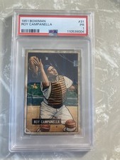 Roy Campanella 1951 Bowman Baseball card #31 GRADED PSA 1 Brooklyn Dodgers