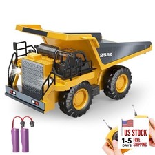 RC Toy for Boys, Remote Control Play Truck Construction Vehicles, Dump Truck
