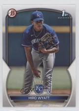 2023 Bowman Draft Hiro Wyatt #BD-80 18vd