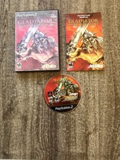 Gladiator: Sword of Vengeance (Sony PlayStation 2, 2003) COMPLETE! Tested Work!