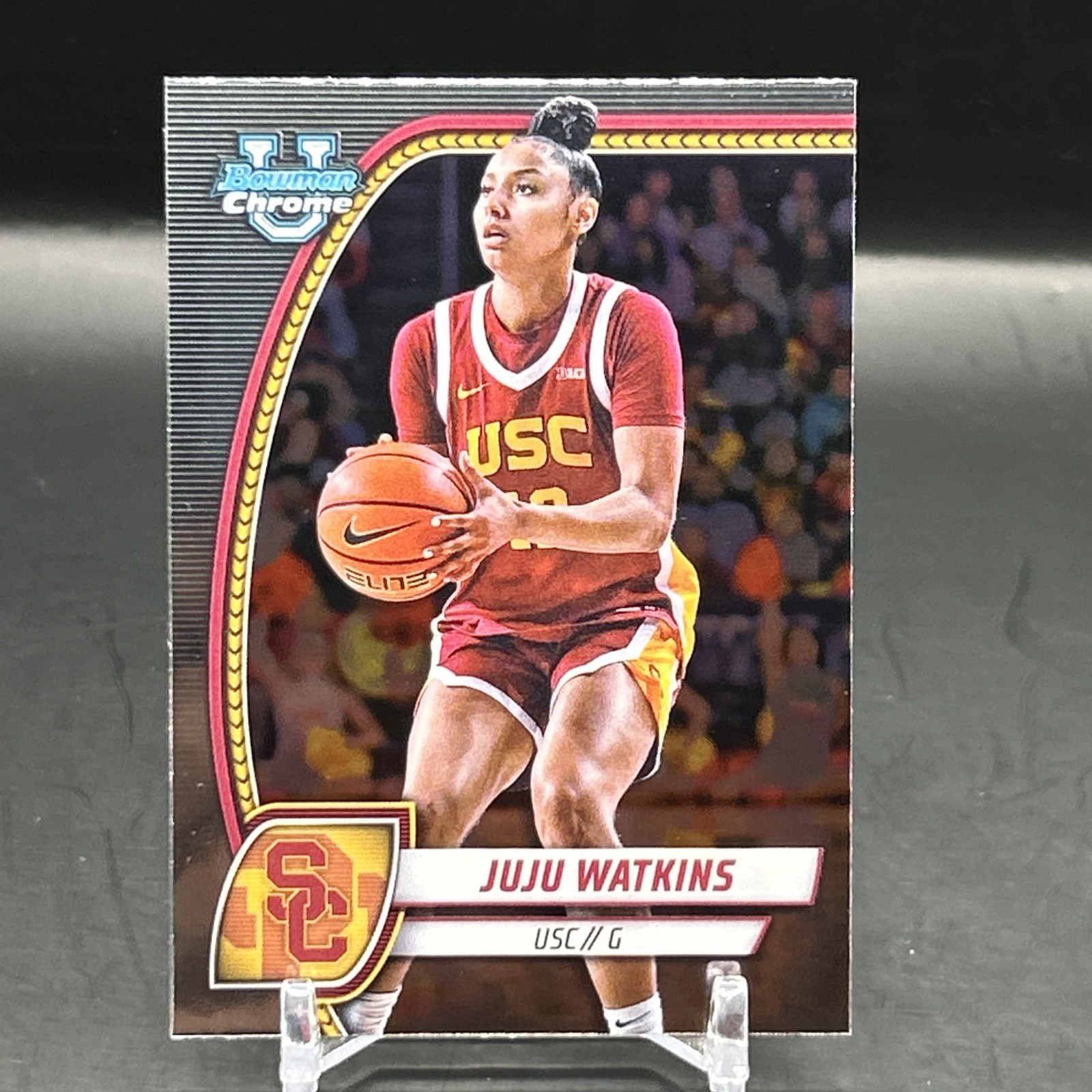 2024-25 Bowman Chrome JuJu Watkins USC Trojans #37 Rookie Card