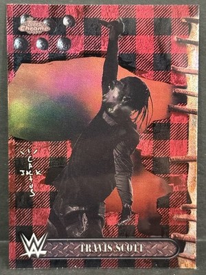 2025 Topps Chrome WWE x Cactus Jack Travis Scott Red & Black Plaid