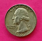 1963 D Washington 90% Silver Quarter RF14