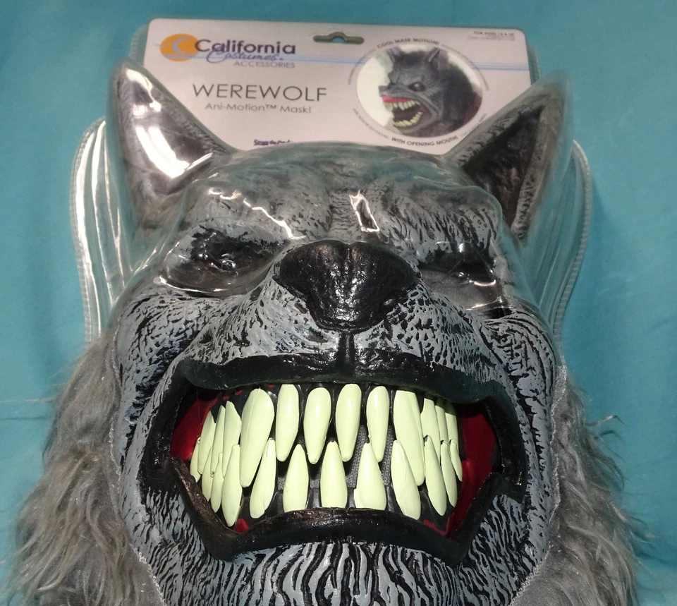 == new California Costumes 60305 Motion Werewolf Ani-Motion Mask Adults One Size - Image 4 of 4
