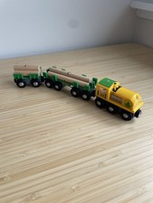 BRIO Wooden Railway 33775 Lumber Train logging series