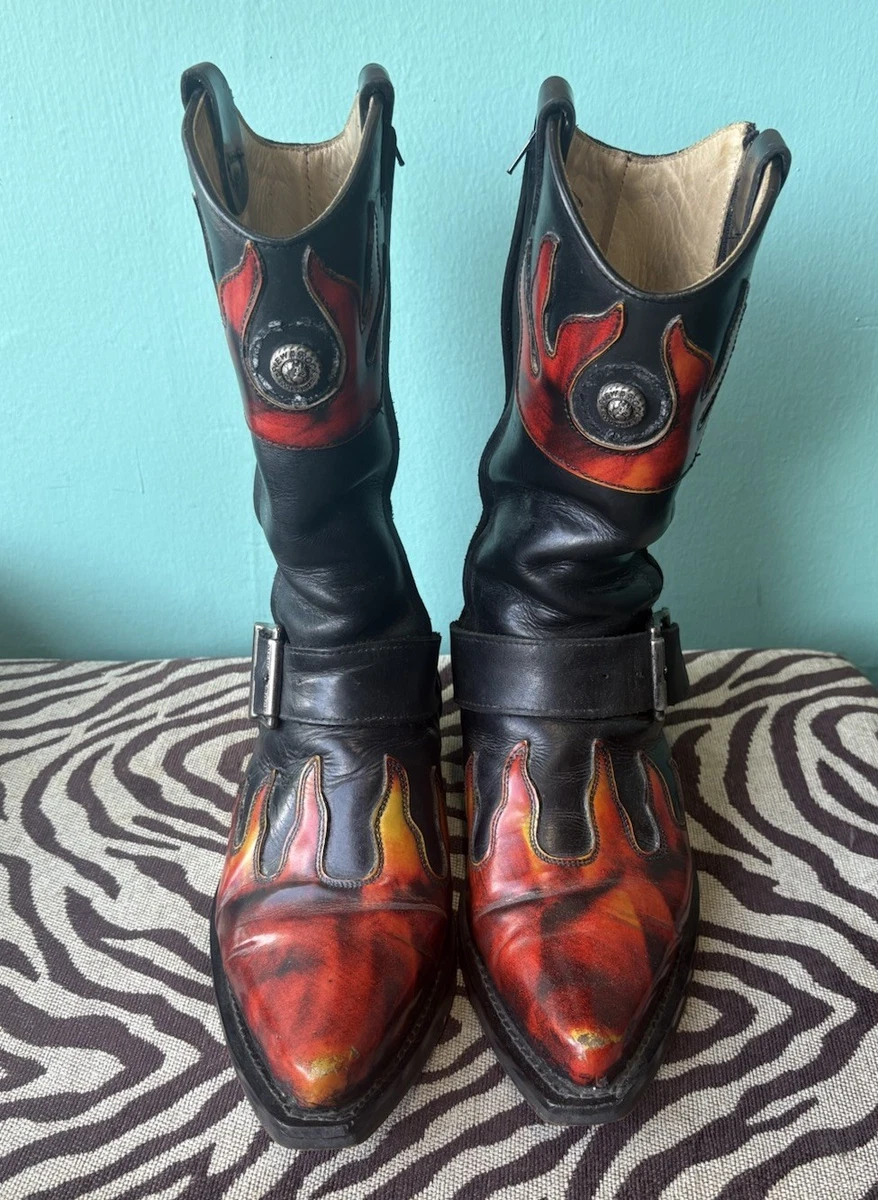 New Rock Block Heel Mid-Calf Boots for Women for sale | eBay