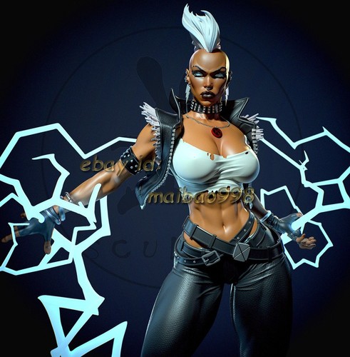 3D Print Punk Storm With NSFW Garage Kit Figure Model Kit Unpainted Unassembled - Picture 6 of 12