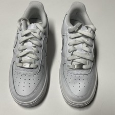 Nike Air Force 1 Low GS Triple White Sneakers DH2920 111 Youth Size 4 Youth G2