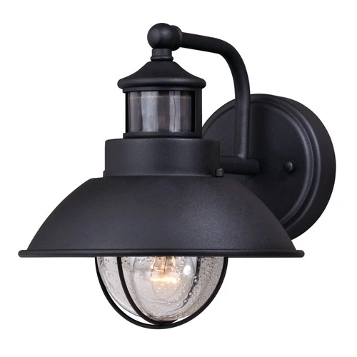 Vaxcel Lighting T0252 Harwich 1 Light 9"H Outdoor Wall Sconce - Black - Picture 1 of 12