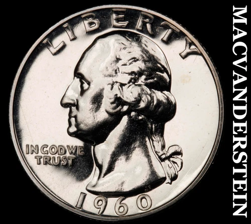 1960 Washington Quarter- Silver- Choice Gem Proof Luster No Reserve #J1472