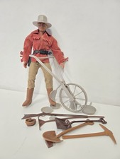 Mattel Big Jim Karl May Old Shatterhand als Farmer mit Pflug, selten, lose