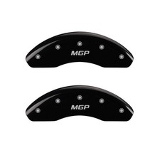 Mgp Caliper Covers 20003fmgpbk Black Powder Coat Finish Mgp Mgp  Engraved