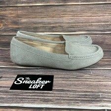 Vionic Debbie Slip On Comfort Suede Loafers Gray Women's Size 7