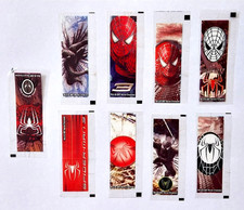2007 Marvel Spider-Man 3 Tobey Maguire Argentina Gum Promo Set of 9 Stickers