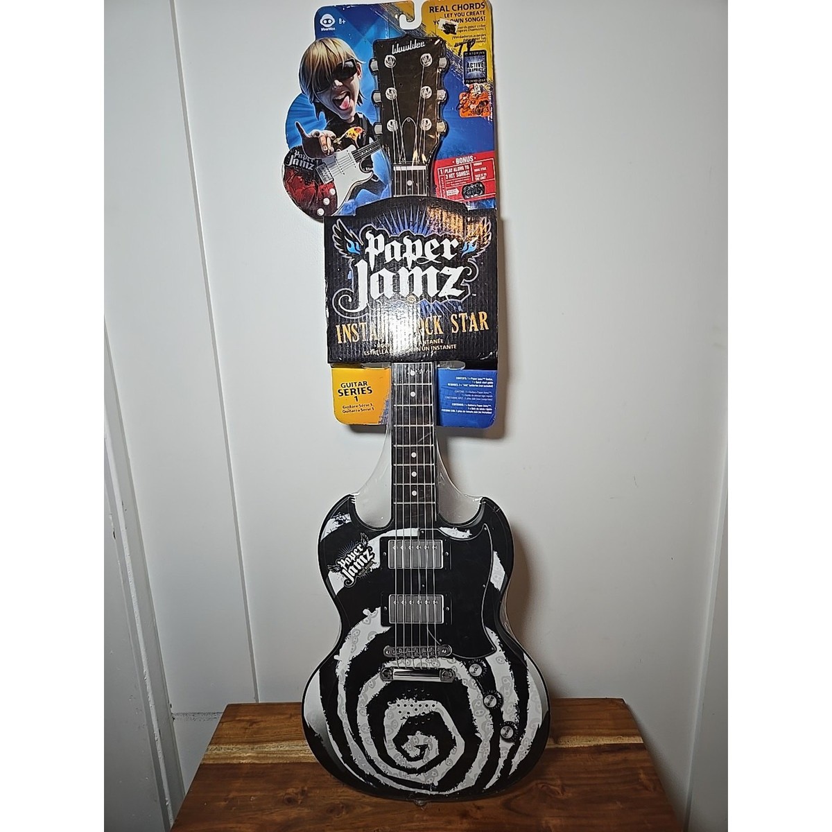 WowWee Paper Jamz Guitar Series 1 Instant Rock Star Red