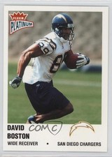 2003 Fleer Platinum Finish 50/100 David Boston #78 1s8