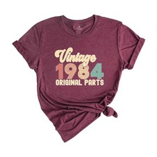 40th Birthday Shirt, Vintage 1984 Shirt, 40th Birthday Gift, 40 Years Birthday S