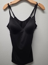 Maidenform Wire-free Firm Control Smoothing Cami XL Black Tanktop Undershirt