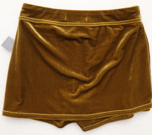 TRACTR GIRL'S GOLD VELOUR SKORT SHORT SKIRT PULL ON CHOOSE 10, 12, 14, or 16 - Picture 3 of 6