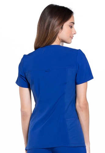 New with Tags Cherokee Women's iFlex V-Neck Scrub Top CK605 - Picture 8 of 12