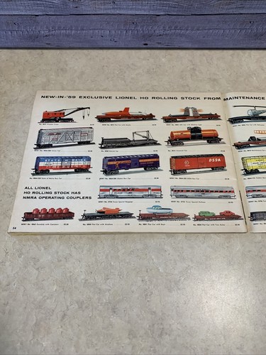 Lionel Vintage Original 1959 LIONEL Toy Trains Catalog - 027 O Super O and HO - Picture 9 of 10