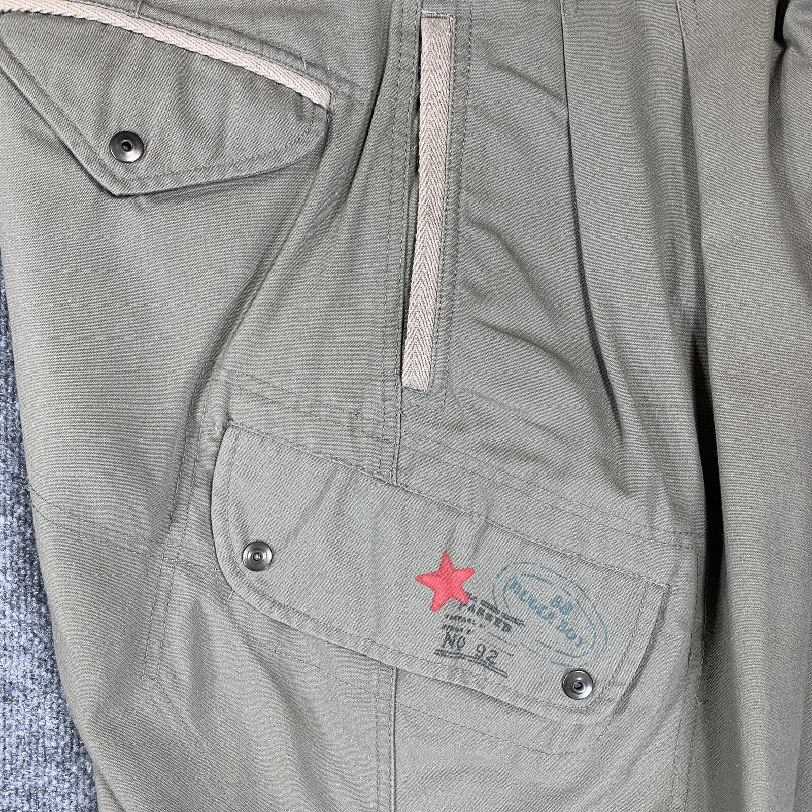 Vintage 80s Bugle Boy Special Issue Cargo Pants Mens … Gem