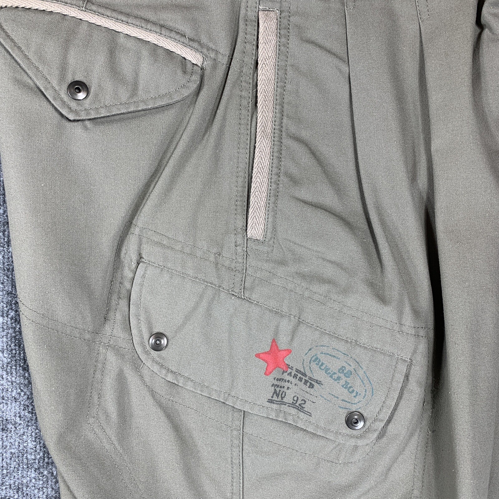 Vintage 80s Bugle Boy Special Issue Cargo Pants M… - image 7