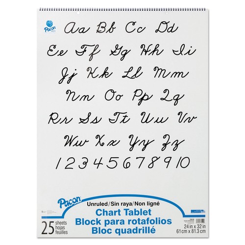 Pacon Chart Tablets, Unruled, 24 x 32, White, 25 Sheets - Picture 2 of 2