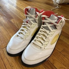 Size 10.5 - Jordan 5 Retro Mid Fire Red