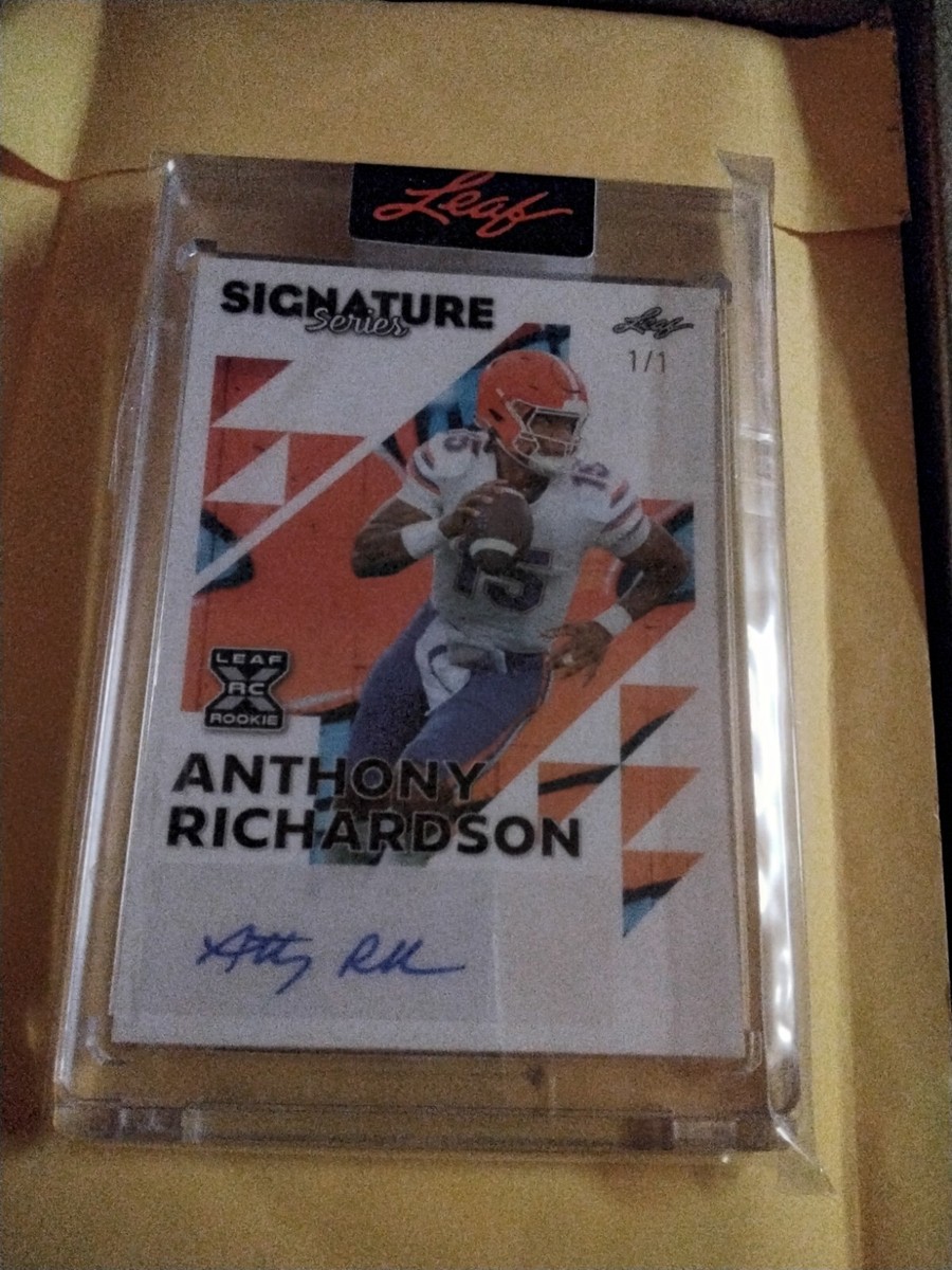 2023 Leaf Signature Series #1/1 ANTHONY RICHARDSON Autograph 2023 Leaf Signature Series #1/1 ANTHONY RICHARDSON Autograph